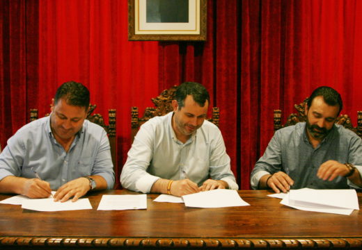 Ordes, Frades e Mesía asinan o acordo para a solicitude do obradoiro de Emprego Brañas do Illó-Río Samo